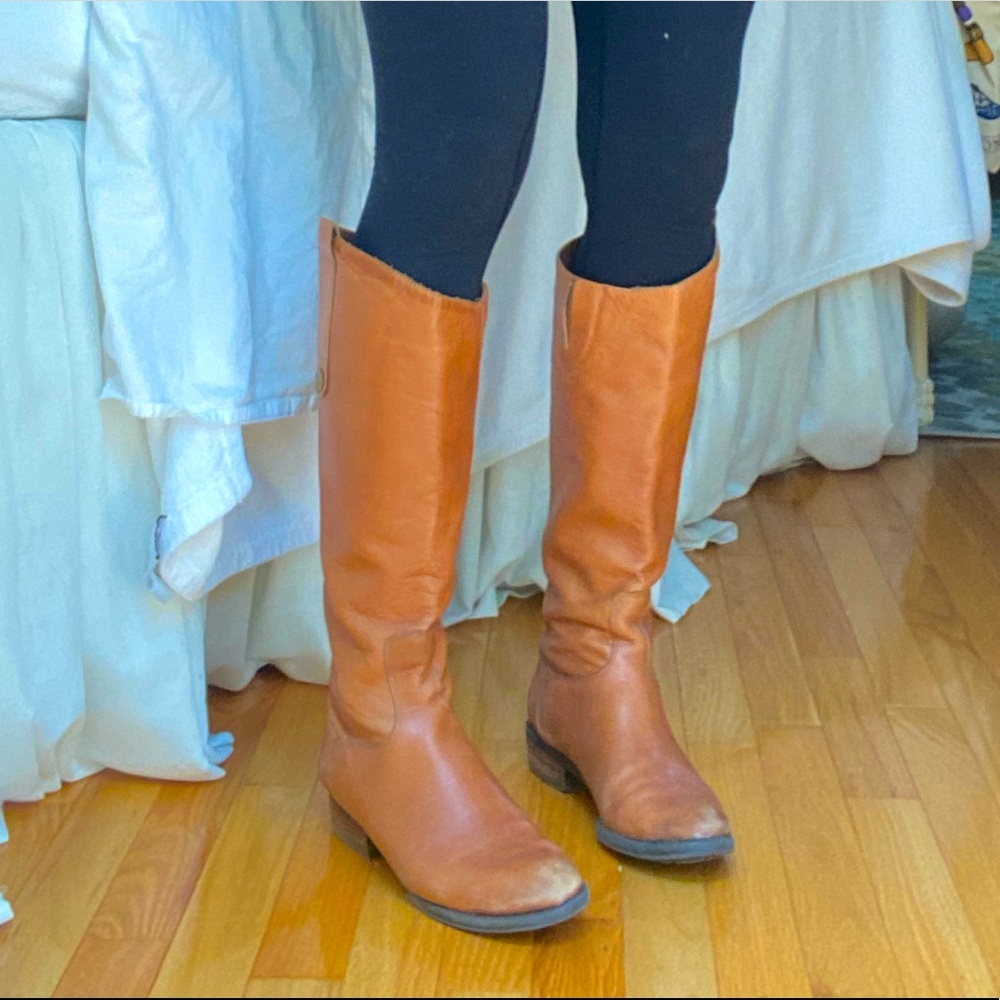 Sam Edelman brown leather riding boots!